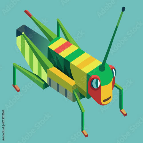 grasshopper-isometric-illustrations