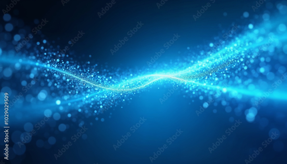 Naklejka premium Futuristic Glowing Line Abstract Background