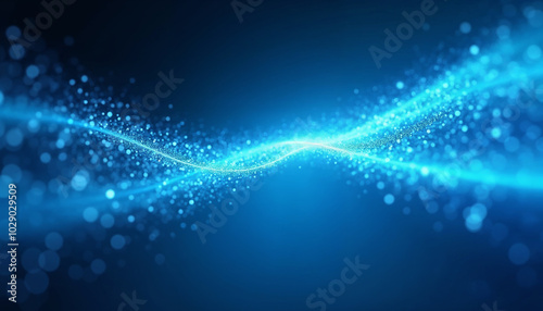 Futuristic Glowing Line Abstract Background