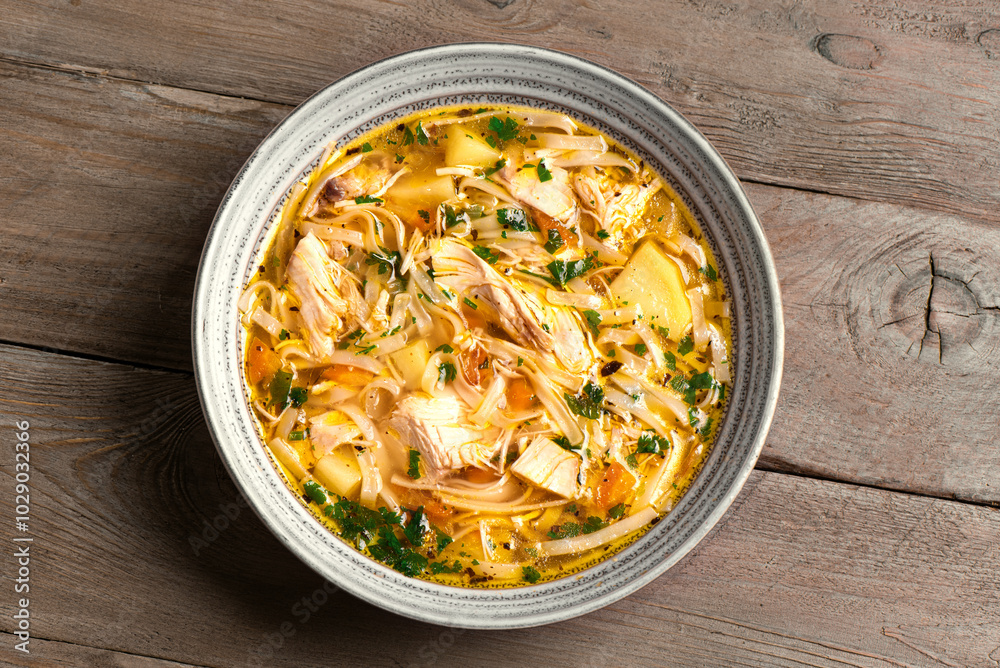 Homemade Chicken Noodle Soup Homemade Chicken Noodle Soup