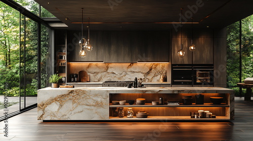Serene Space with a Modern and Timeless Kitchen Design
