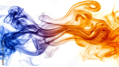 An Inspiring and Richly Textured Visual of Colored Smoke in Abstract Surrealism