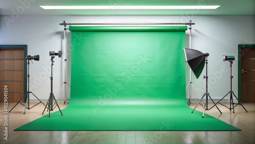 Abstract empty color backdrop for studio photography.