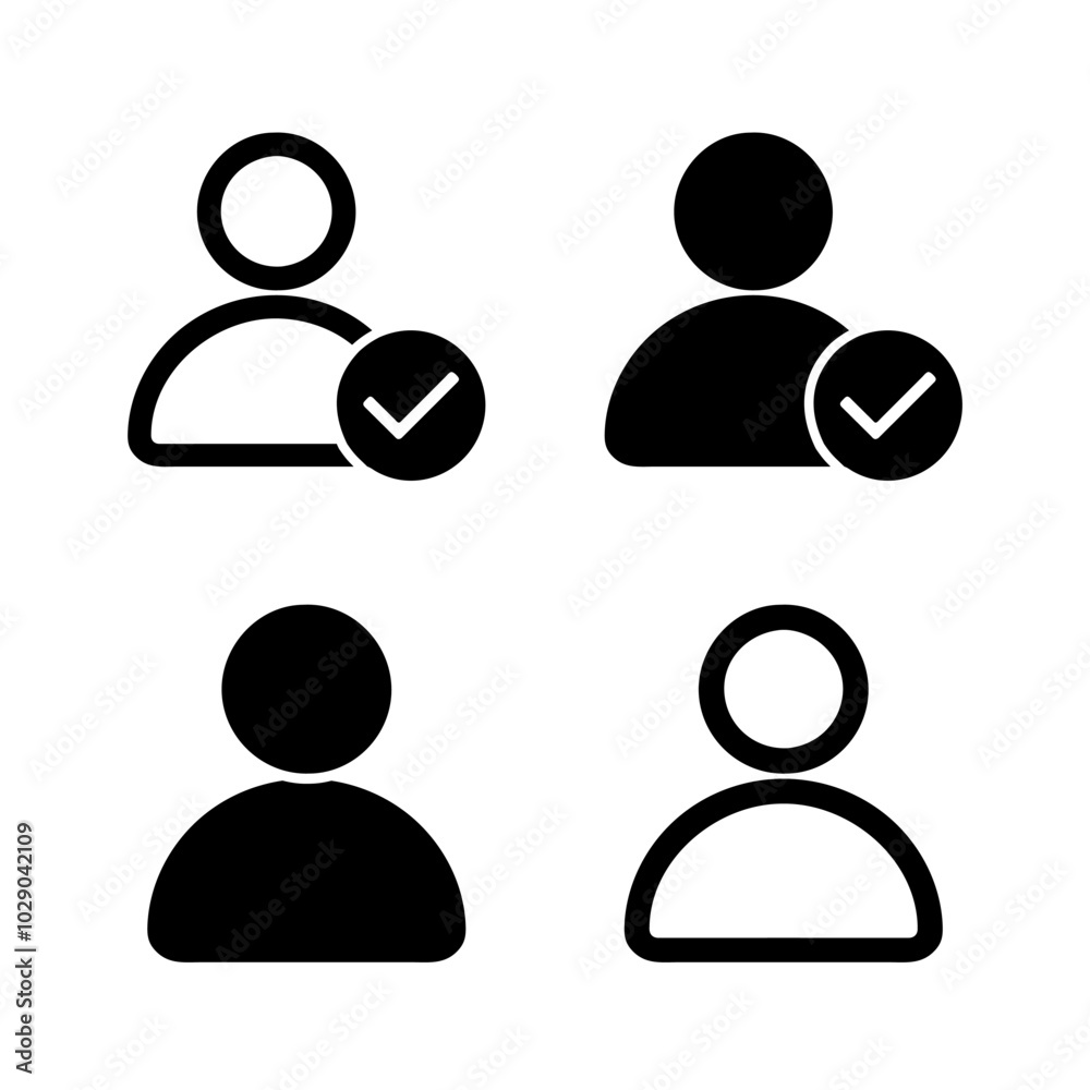 Account vector icon. Black illustration isolated on white background for graphic and web design. Account vector icon. Black illustration isolated on white background for graphic and web design.