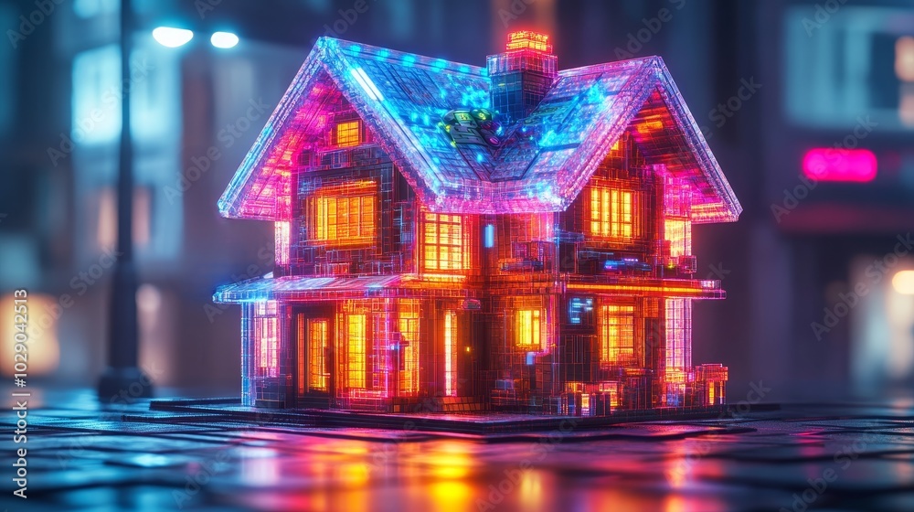 A glimpse into a futuristic toy house design A glimpse into a futuristic toy house design