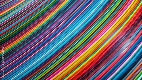 Energetic and vivid lines combine to form an abstract illustration background.