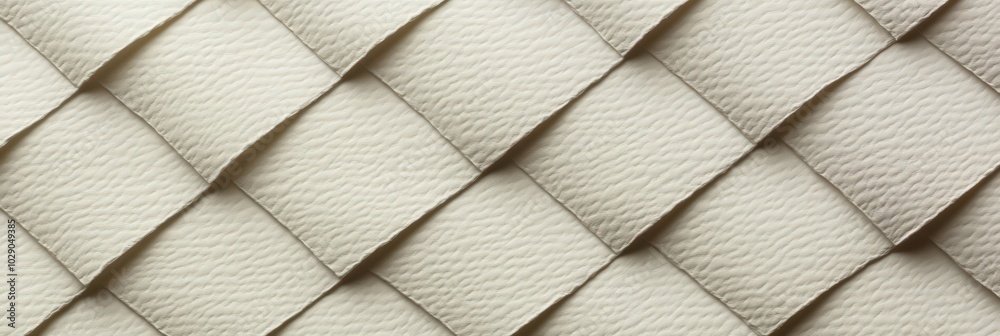 Fototapeta premium Textured Woven Background in Soft Beige Tones