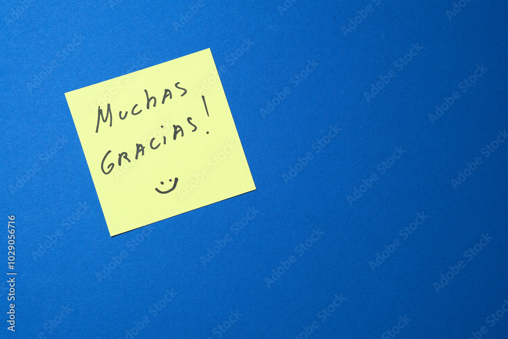 A handwritten thank you note on a colorful background expressing gratitude and positivity A handwritten thank you note on a colorful background expressing gratitude and positivity