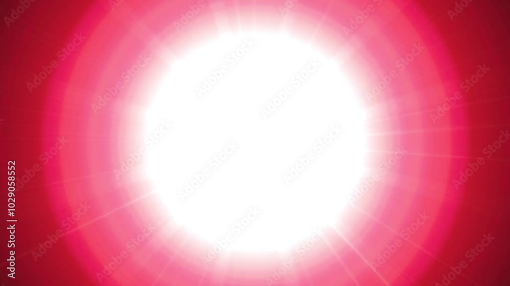Lens flare animation (red)