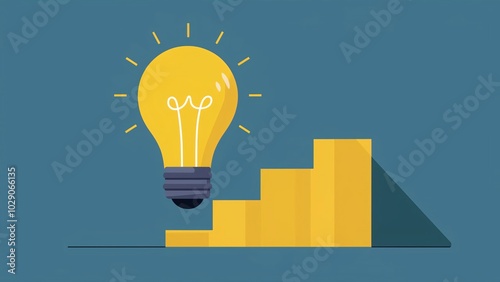 Bright Idea Concept Light Bulb