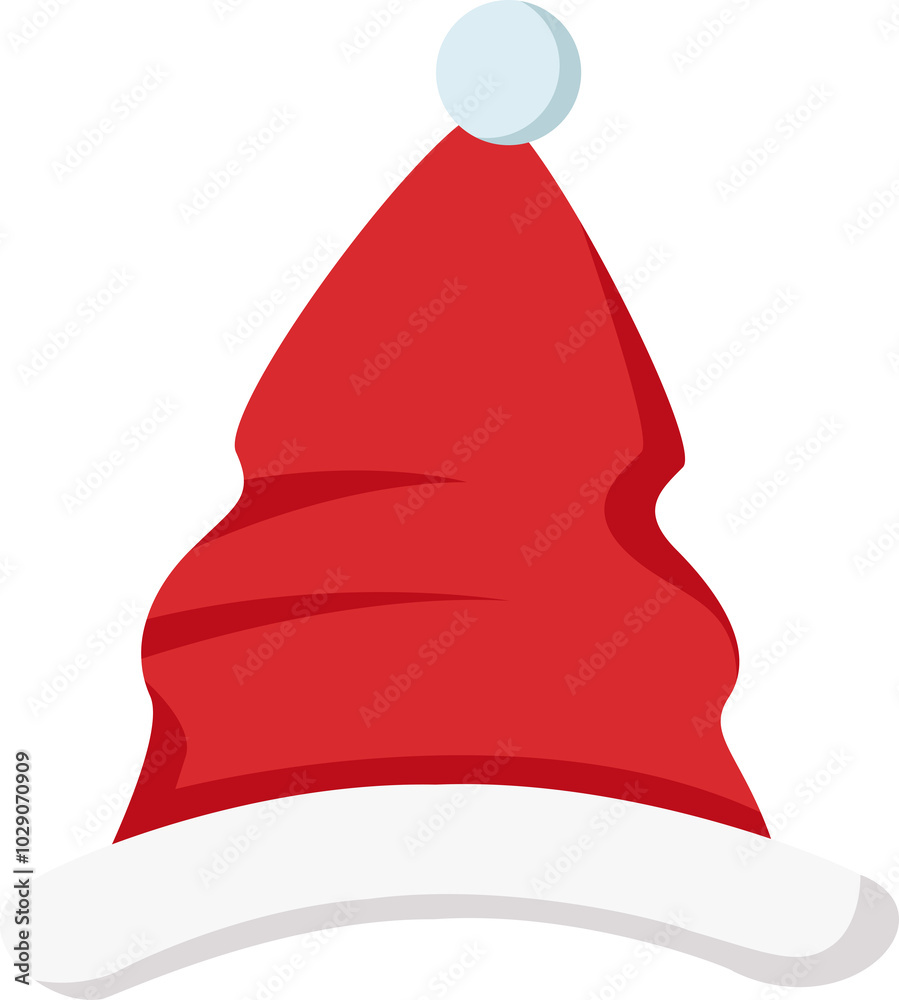 Christmas and Santa Hat Illustration Christmas and Santa Hat Illustration