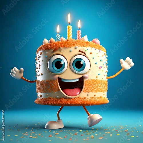 Cute Cartoon Happy Dancing ...