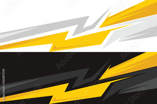 Car decal wrap design vector. Abstract background for vehicle vinyl wrap EPS 10