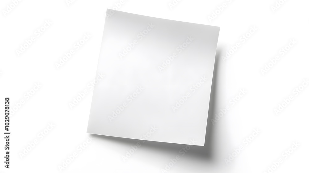 Yellow sticky post it note isolated on white background Yellow sticky post it note isolated on white background