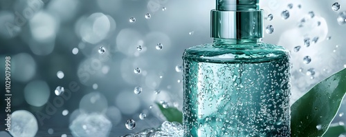 Luxury Skincare Bottle with...