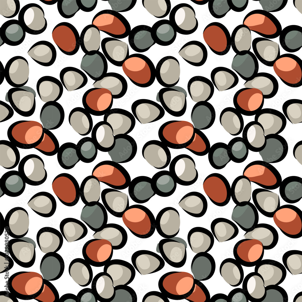Seamless pattern with a bright mix of peppers, peppercorns. Ideal for use in food packaging, kitchen textiles or culinary themed designs. Seamless pattern with a bright mix of peppers, peppercorns. Ideal for use in food packaging, kitchen textiles or culinary themed designs.
