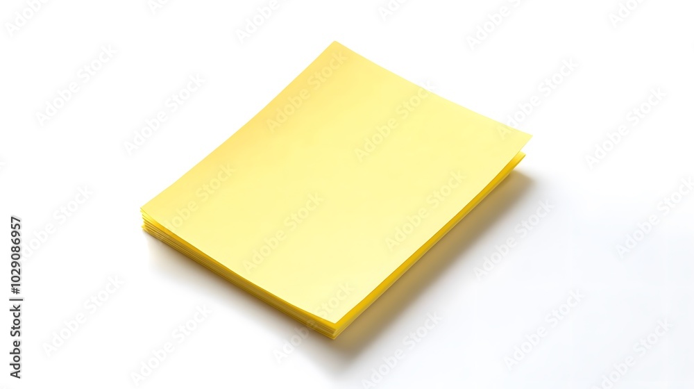 Yellow sticky post it note isolated on white background Yellow sticky post it note isolated on white background