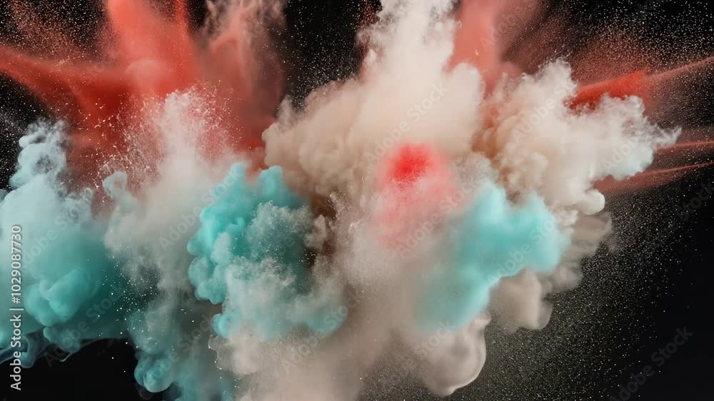 background with smoke