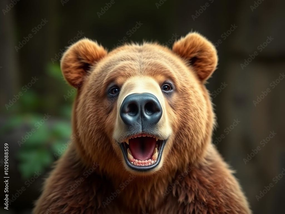 Obraz premium brown bear portrait