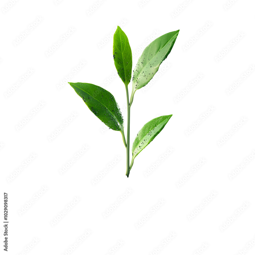 green plant isolated on white background green plant isolated on white background