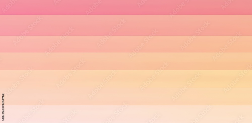Fototapeta premium Pastel Pink and Peach Gradient Stripes - Ideal for Feminine and Romantic Designs