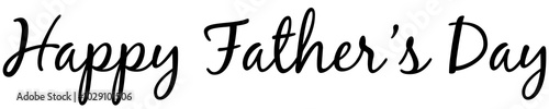 Digital png illustration of happy father day text on transparent background