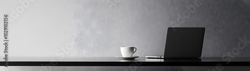 Minimalist Workspace with O...