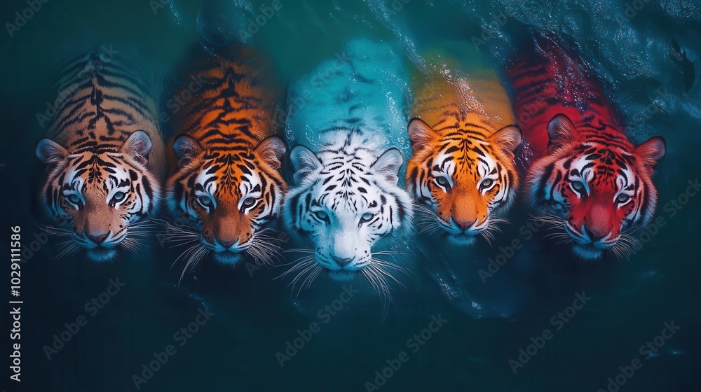 Urban wildlife flat design top view animals animation colored pastel Urban wildlife flat design top view animals animation colored pastel