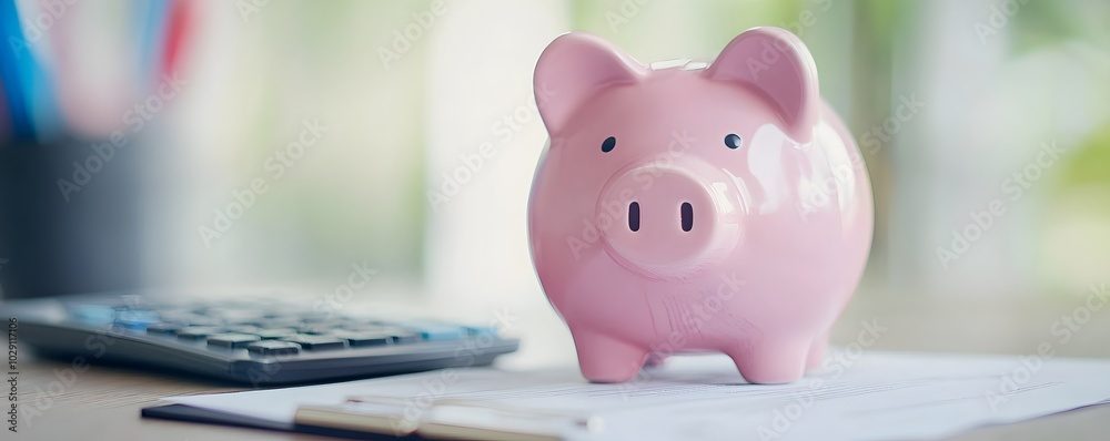 Financial Planning Essentials Piggy Bank Calculator and Documents for Smart Budgeting - Optimize Your Savings Strategy Today Financial Planning Essentials Piggy Bank Calculator and Documents for Smart Budgeting - Optimize Your Savings Strategy Today