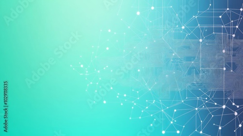 Cyber ​​security theme picture, communication, network, abstract background