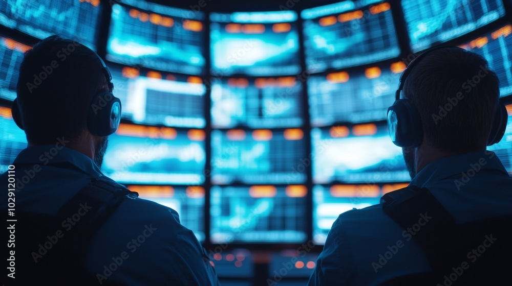 Scientists and technocrats in a futuristic tower Scientists and technocrats in a futuristic tower