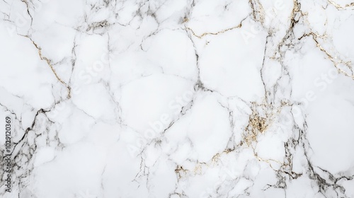 White marble and pink-blue tones Insert with gold color tile pattern background