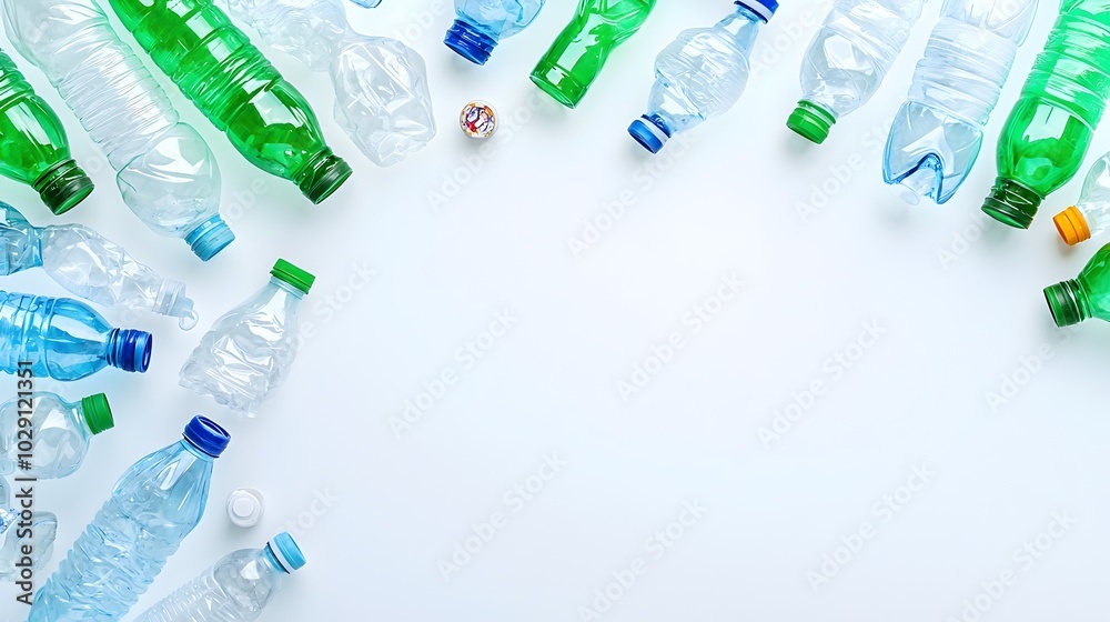 Eco-Friendly Waste Management Compressed Plastic Bottles Ready for Landfill - Sustainable Practices in Action Eco-Friendly Waste Management Compressed Plastic Bottles Ready for Landfill - Sustainable Practices in Action