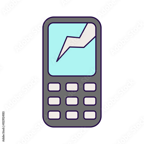 broken phone icon