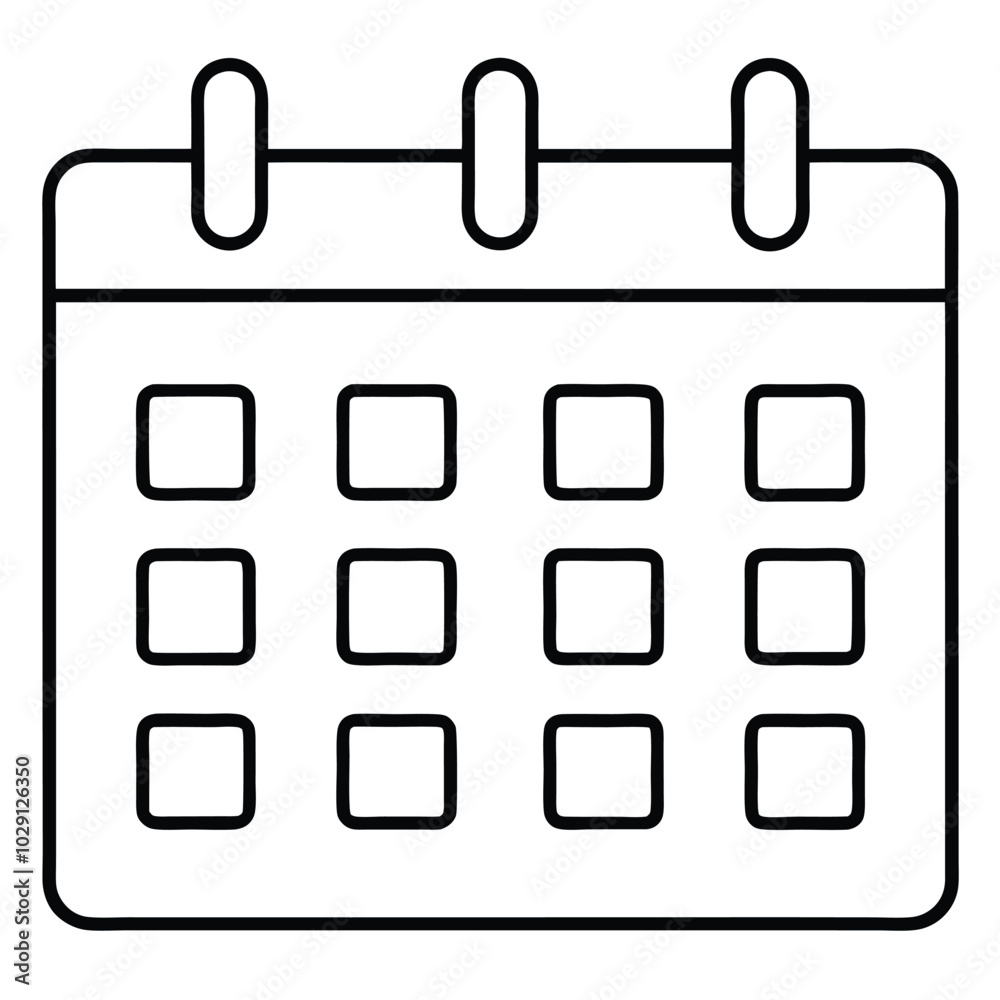 To-do list based on calender on white background To-do list based on calender on white background