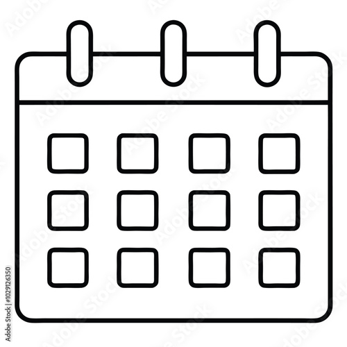 To-do list based on calender on white background