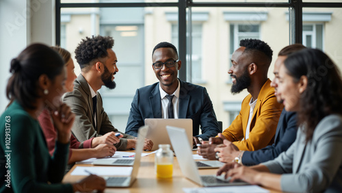 Workplace Diversity in Recruitment: Multicultural Team Collaborating with HR Professionals for Inclusive Hiring