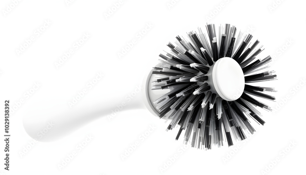 Toilet brush isolated on white. Cleaning tool isolated with white highlights, png Toilet brush isolated on white. Cleaning tool isolated with white highlights, png