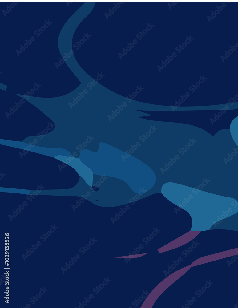 abstract background with untidy waves Illustration