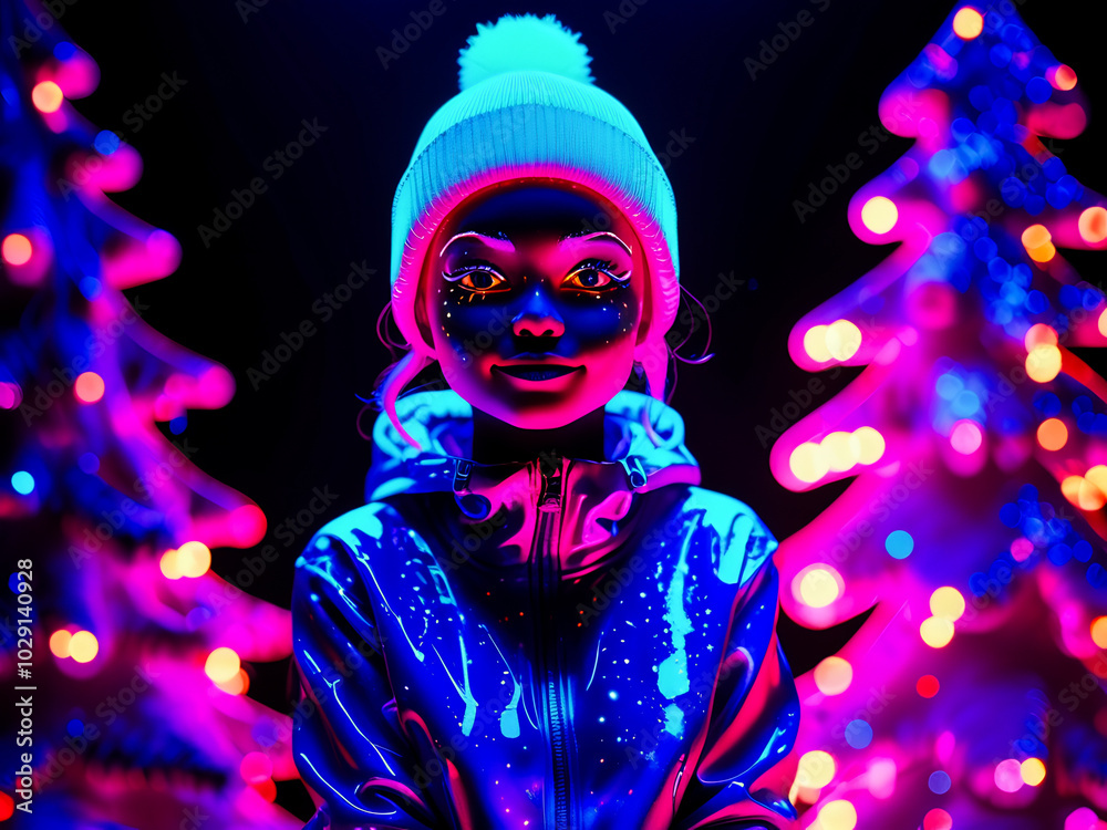 Christmas wallpaper background , 3d cartoon character Christmas wallpaper background , 3d cartoon character