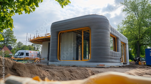 Innovative Construction of Modern 3D-Printed Homes and Sustainable Structures