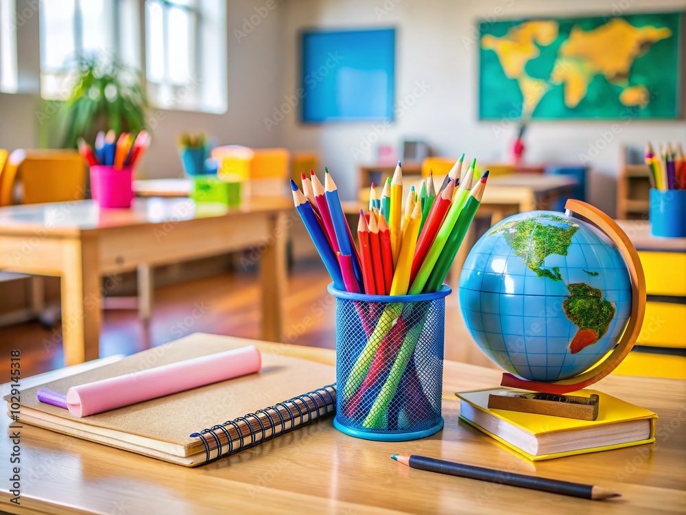 School Tools Set - Tilt-Shift Photography for Educational Supplies and Learning Essentials School Tools Set - Tilt-Shift Photography for Educational Supplies and Learning Essentials