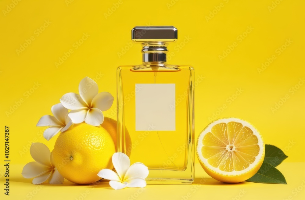A Refreshing Lemon Perfume Bottle elegantly crafted with a delightful blend of Citrus and Flowers A Refreshing Lemon Perfume Bottle elegantly crafted with a delightful blend of Citrus and Flowers