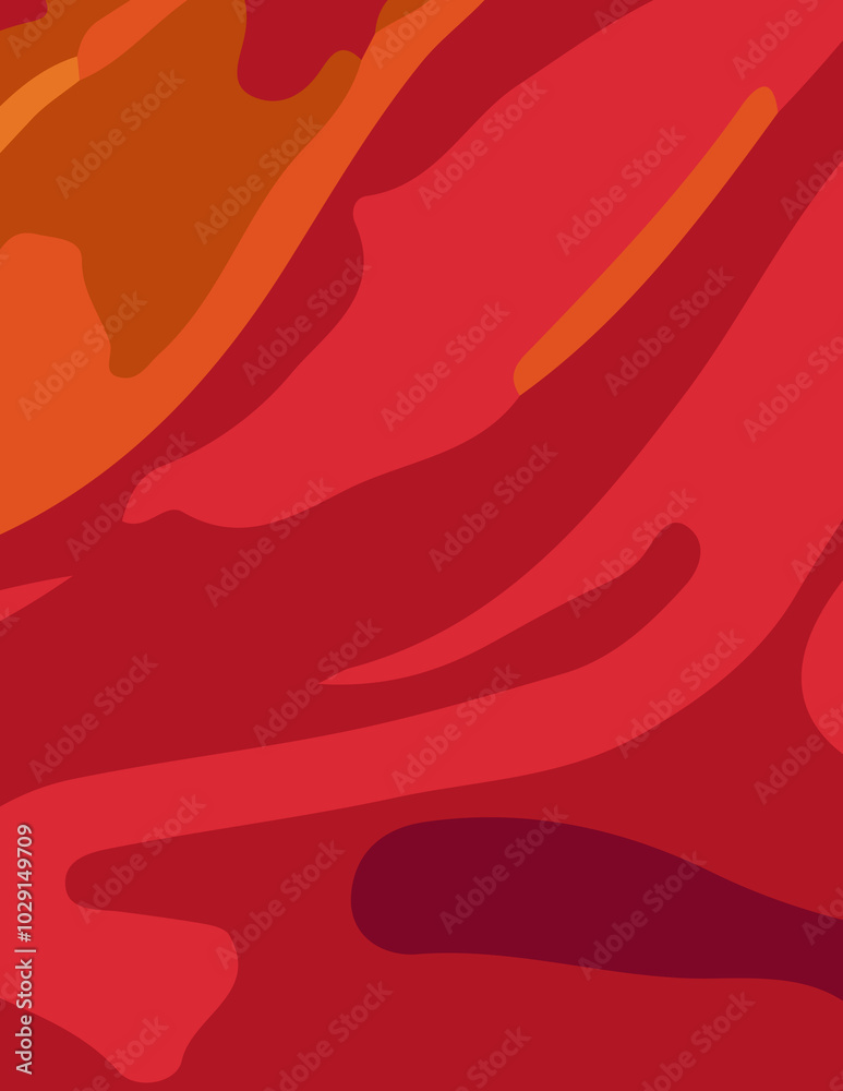 abstract background with untidy waves Illustration