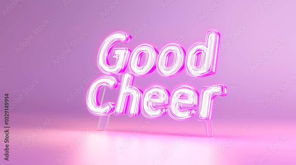 Festive 3D Render Typography of Festive 3D Render Typography of