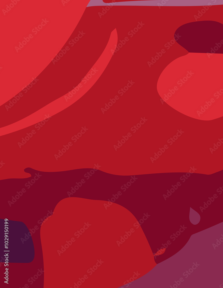 Obraz premium abstract background with untidy waves Illustration