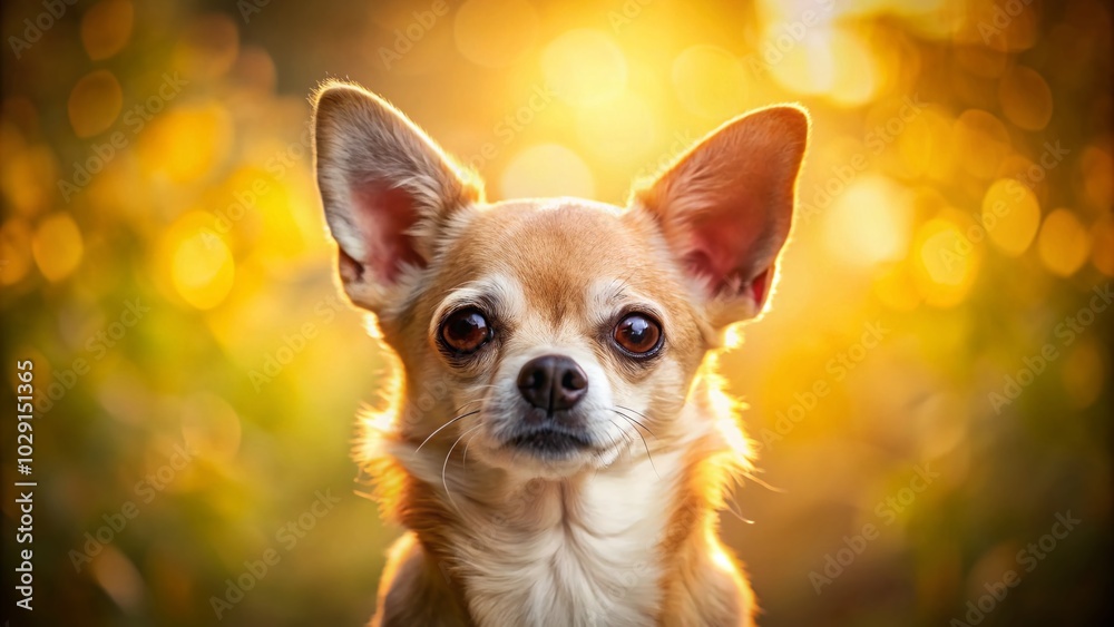 Senior Portrait of a Chihuahua in Natural Light, Capturing Personality and Charm