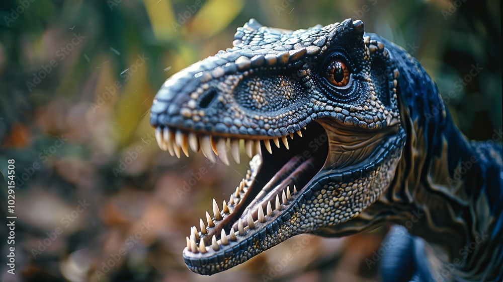 Intense Velociraptor Close-up Intense Velociraptor Close-up