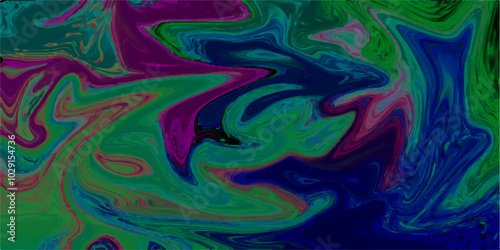 Graffiti on wall. Abstract purple liquid silk stain fabric background. Liquid marble texture. Luxury cloth or liquid wave or wavy folds of grunge silk texture. Acrylic painting with colorful shiny gra