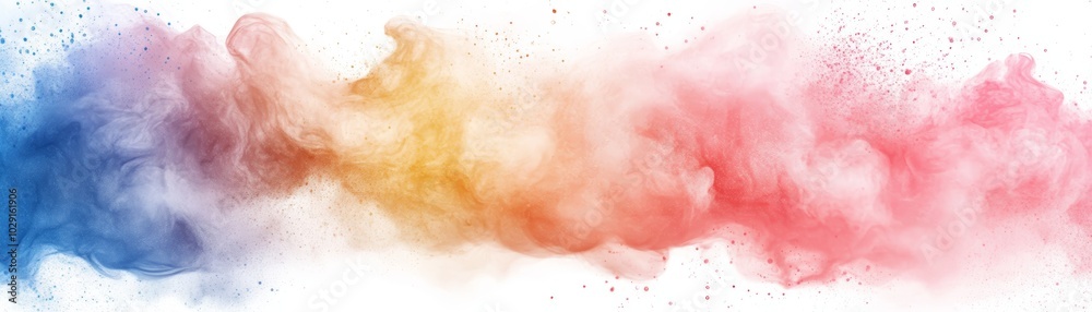 Colorful smoke swirl in motion Colorful smoke swirl in motion